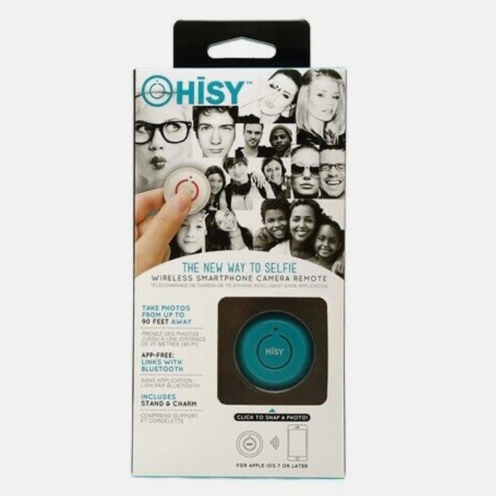 Hisy Wireless Smartphone Camera Remote for Apple/Android